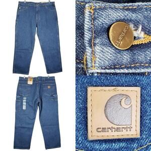 Carhartt Jeans Carpenter Men’s Size 42x30 Relaxed Fit Cargo Cotton New B171